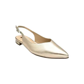 100111 Champagne Sling Back Flat