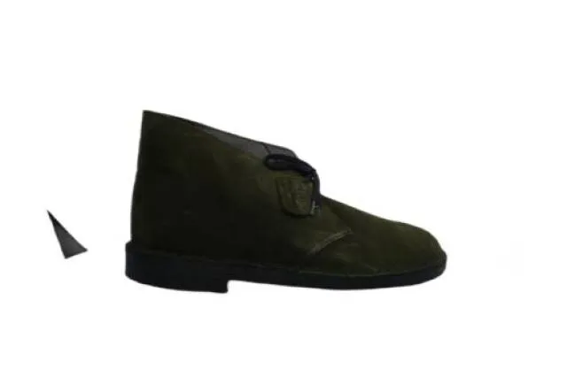 [31690] mens clarks originals desert boot loden green suede