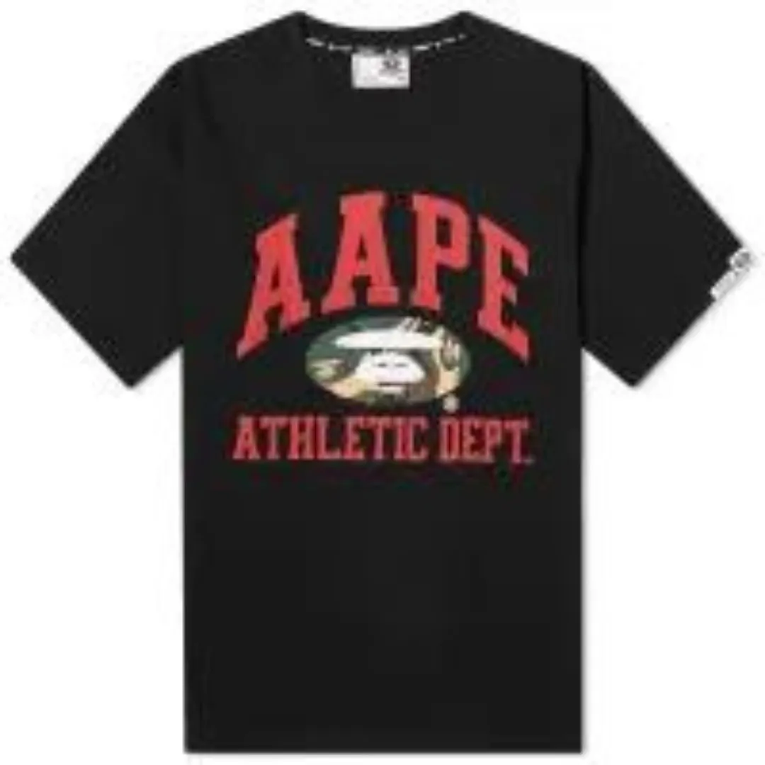 A BATHING APE  |Crew Neck Unisex Street Style Cotton Short Sleeves Oversized