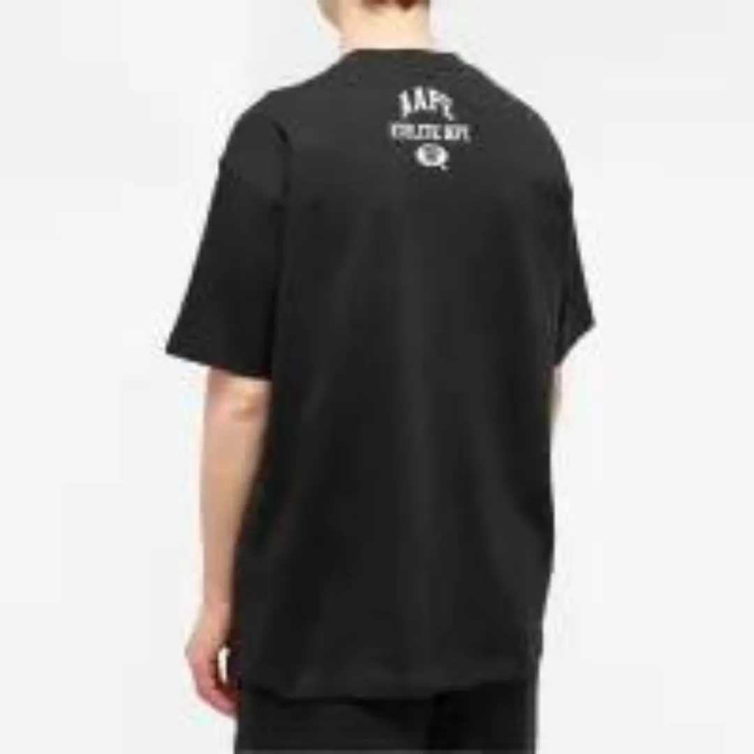 A BATHING APE  |Crew Neck Unisex Street Style Cotton Short Sleeves Oversized