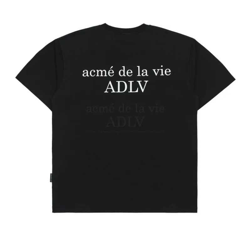 acme de la vie  |Plain Cotton Short Sleeves Oversized T-Shirts