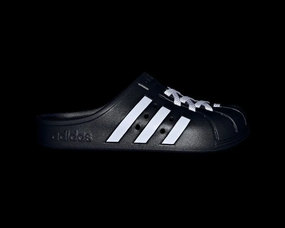 Adidas Adilette Clogs Core Black Cloud White JH9848