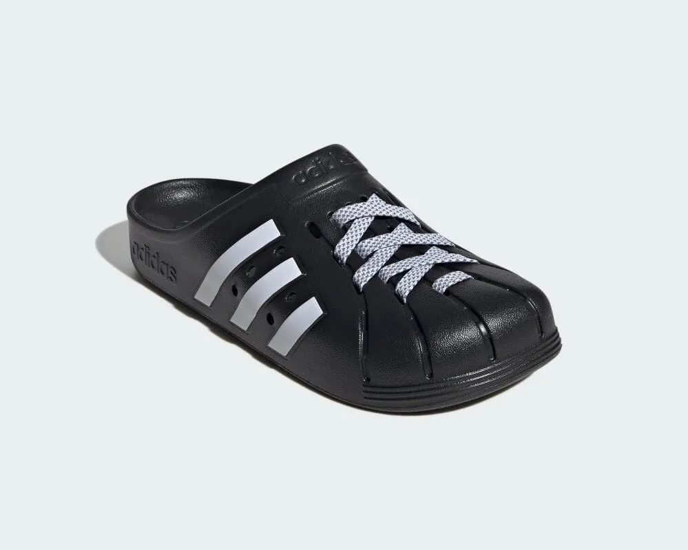 Adidas Adilette Clogs Core Black Cloud White JH9848