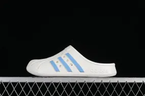 Adidas Adilette Clogs Off White Wonder Blue JH9850