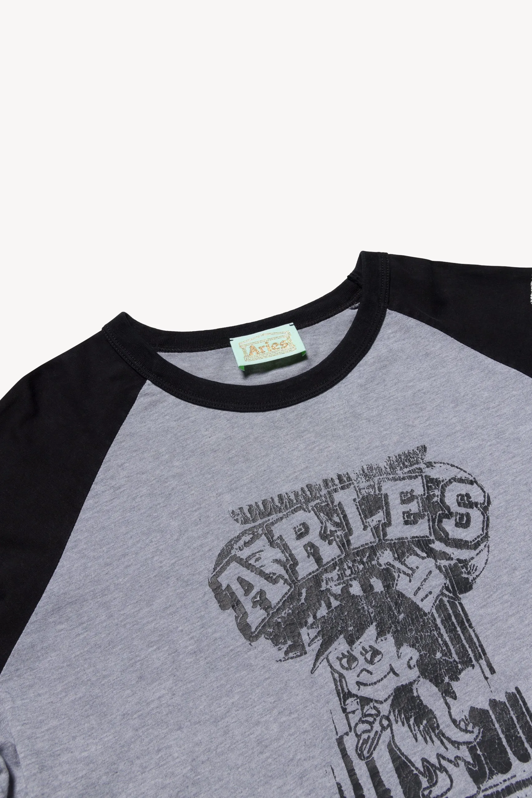 Aged Raglan Baseball LS Tee - Baby