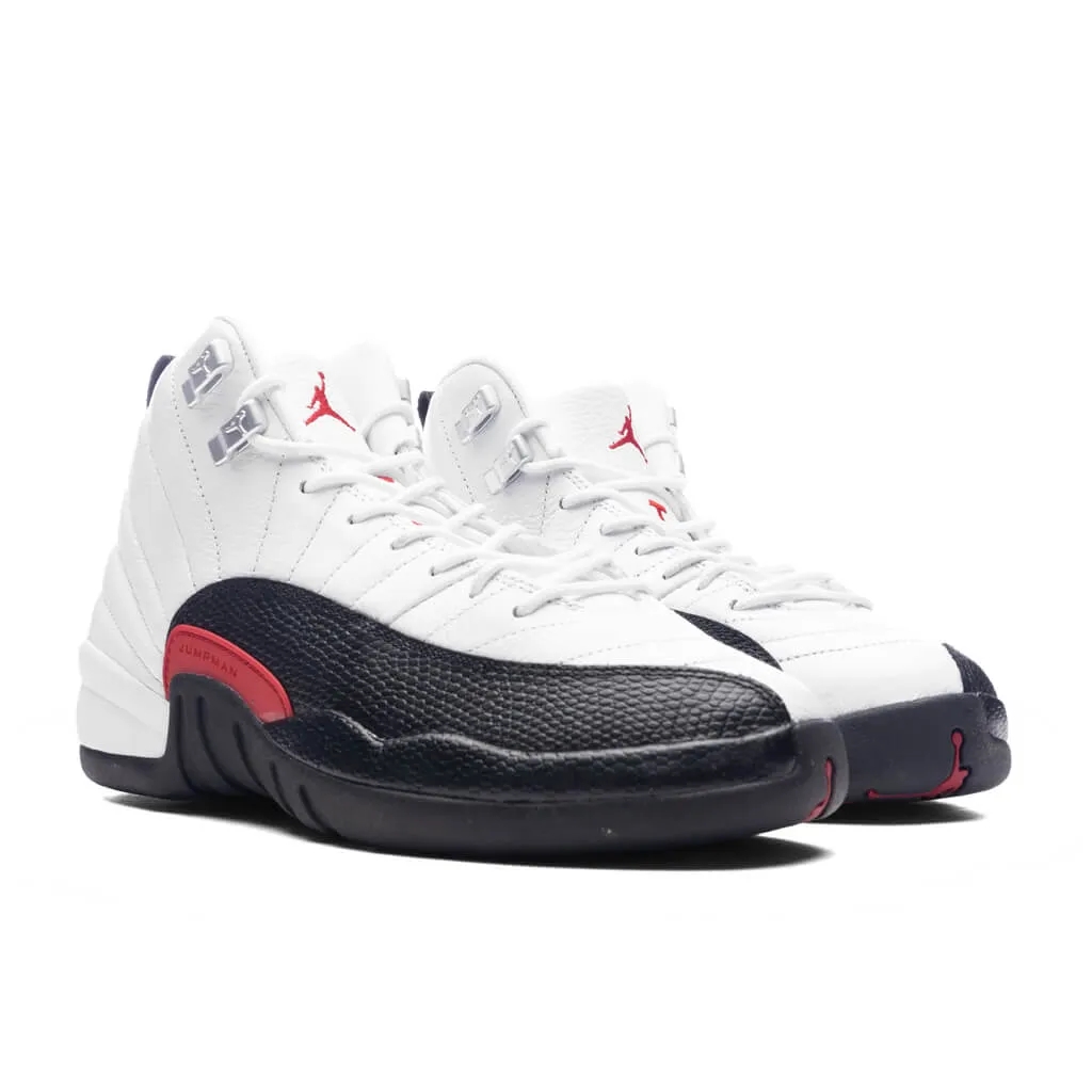 Air Jordan 12 Retro (GS) - White/Gym Red/Black