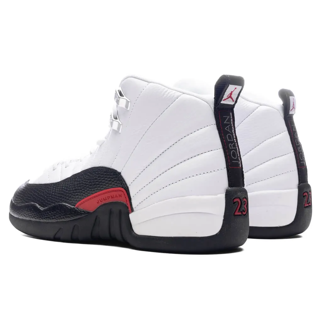 Air Jordan 12 Retro (GS) - White/Gym Red/Black