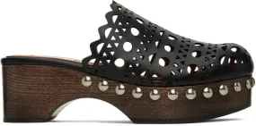 ALAÏA Black Vienne Clogs