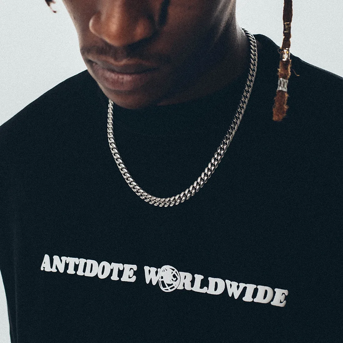 ANTIDOTE  |Crew Neck Unisex Street Style Cotton Short Sleeves Oversized