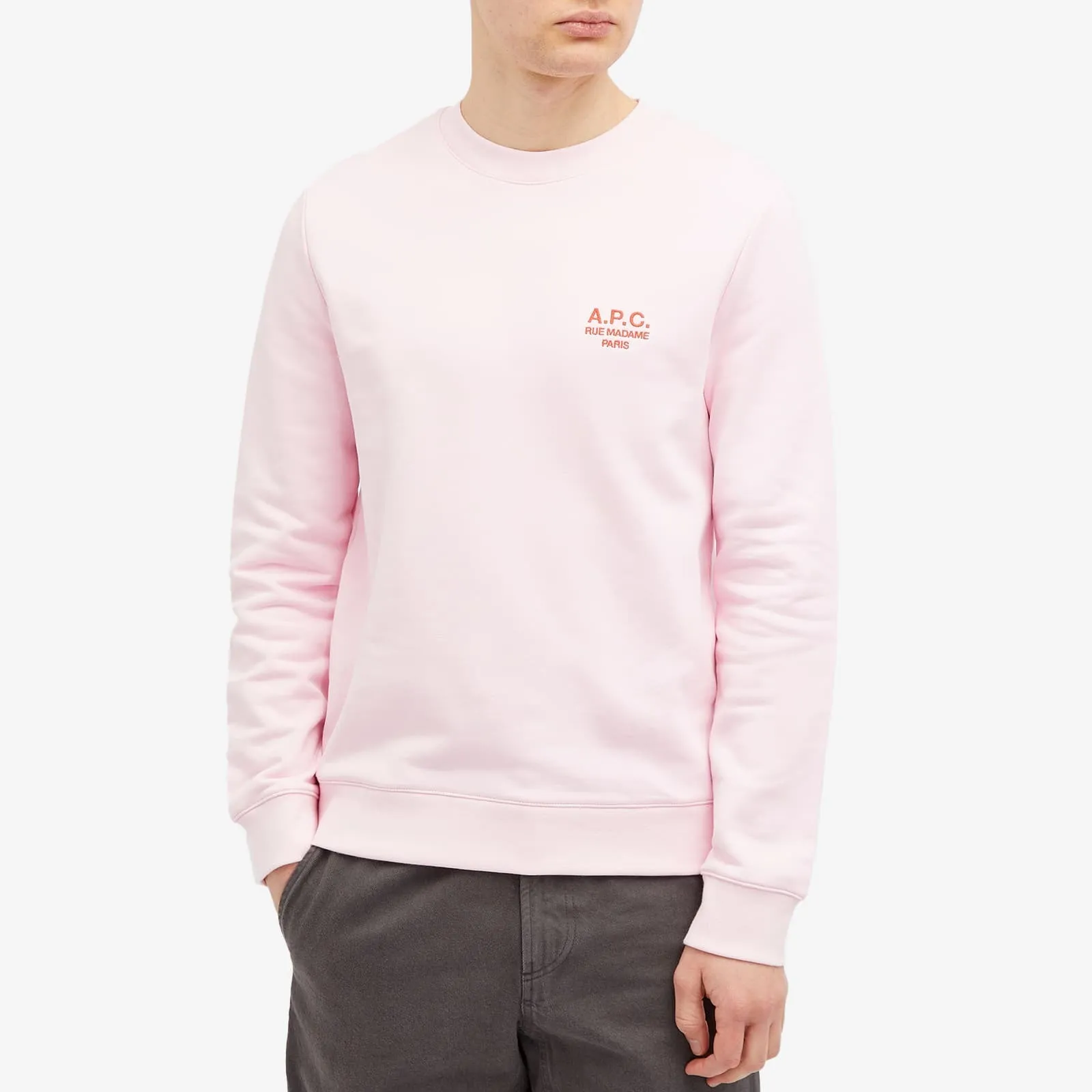 A.P.C.  |Crew Neck Unisex Street Style Collaboration Long Sleeves