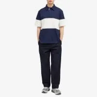 A.P.C.  |Stripes Unisex Street Style Cotton Short Sleeves Oversized