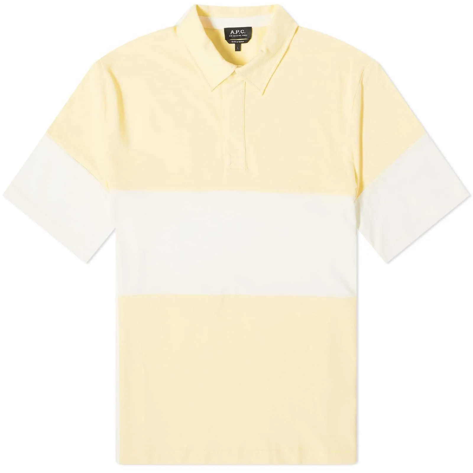 A.P.C.  |Stripes Unisex Street Style Cotton Short Sleeves Oversized