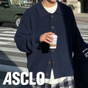 ASCLO  |Casual Style Unisex Street Style Long Sleeves Plain