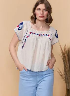 Atmosfere Embroidery Top