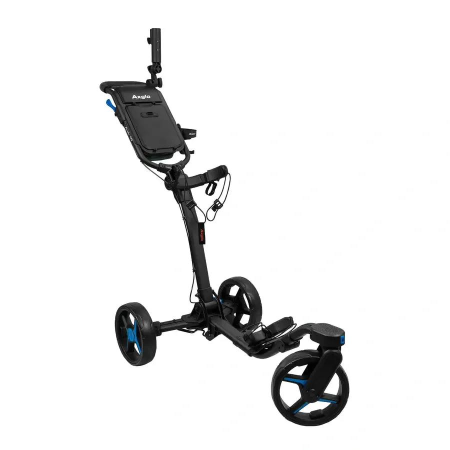 Axglo V3 Golf Push Cart w/ Storage Bag