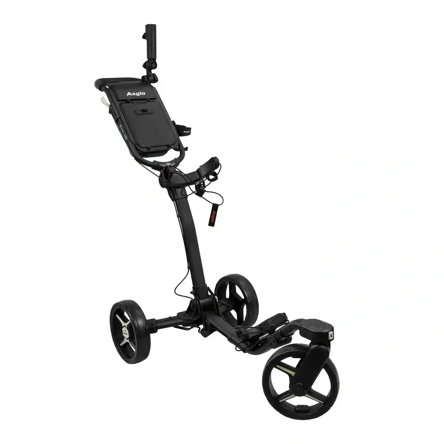 Axglo V3 Golf Push Cart w/ Storage Bag