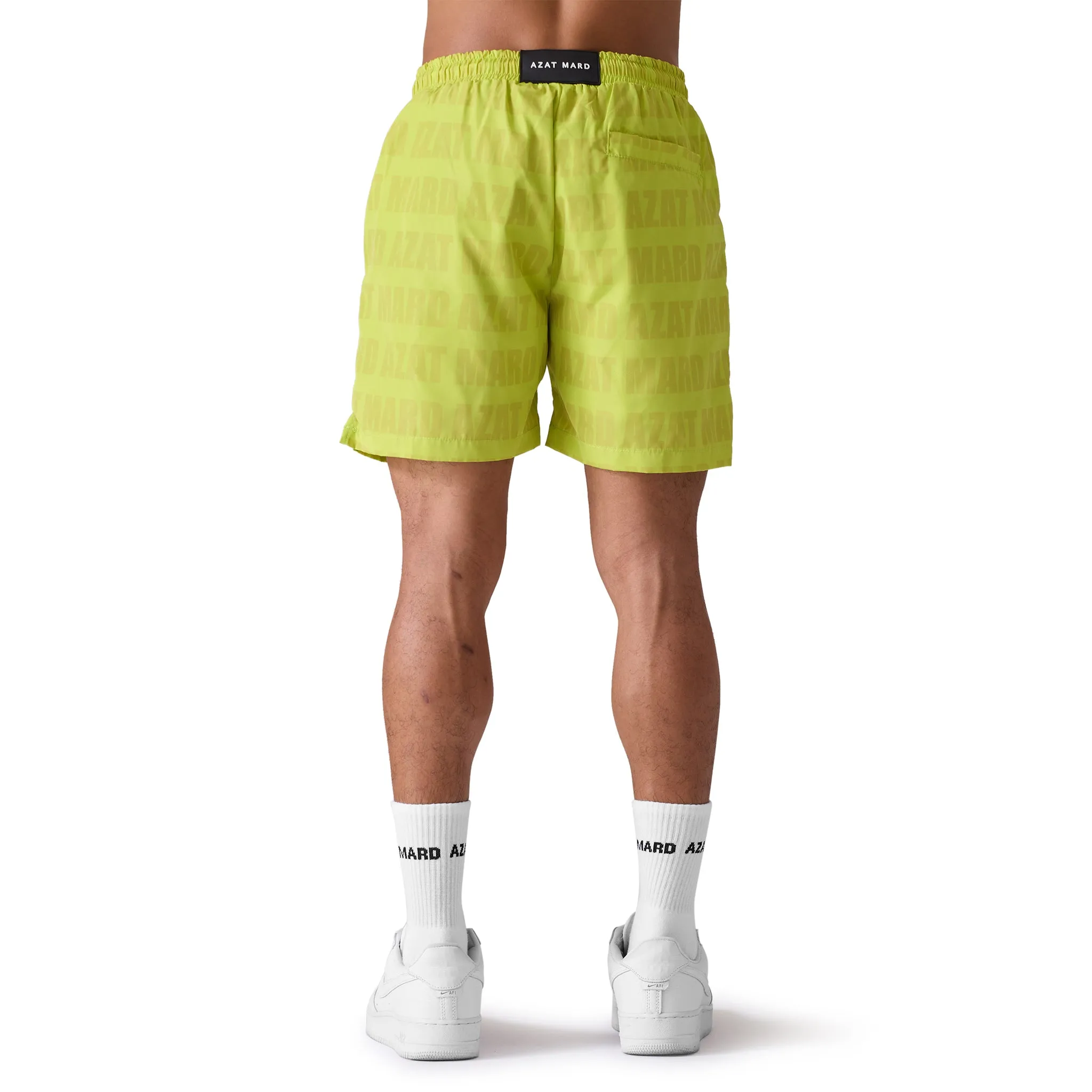 Azat Mard Impact Swim Shorts Lime Green