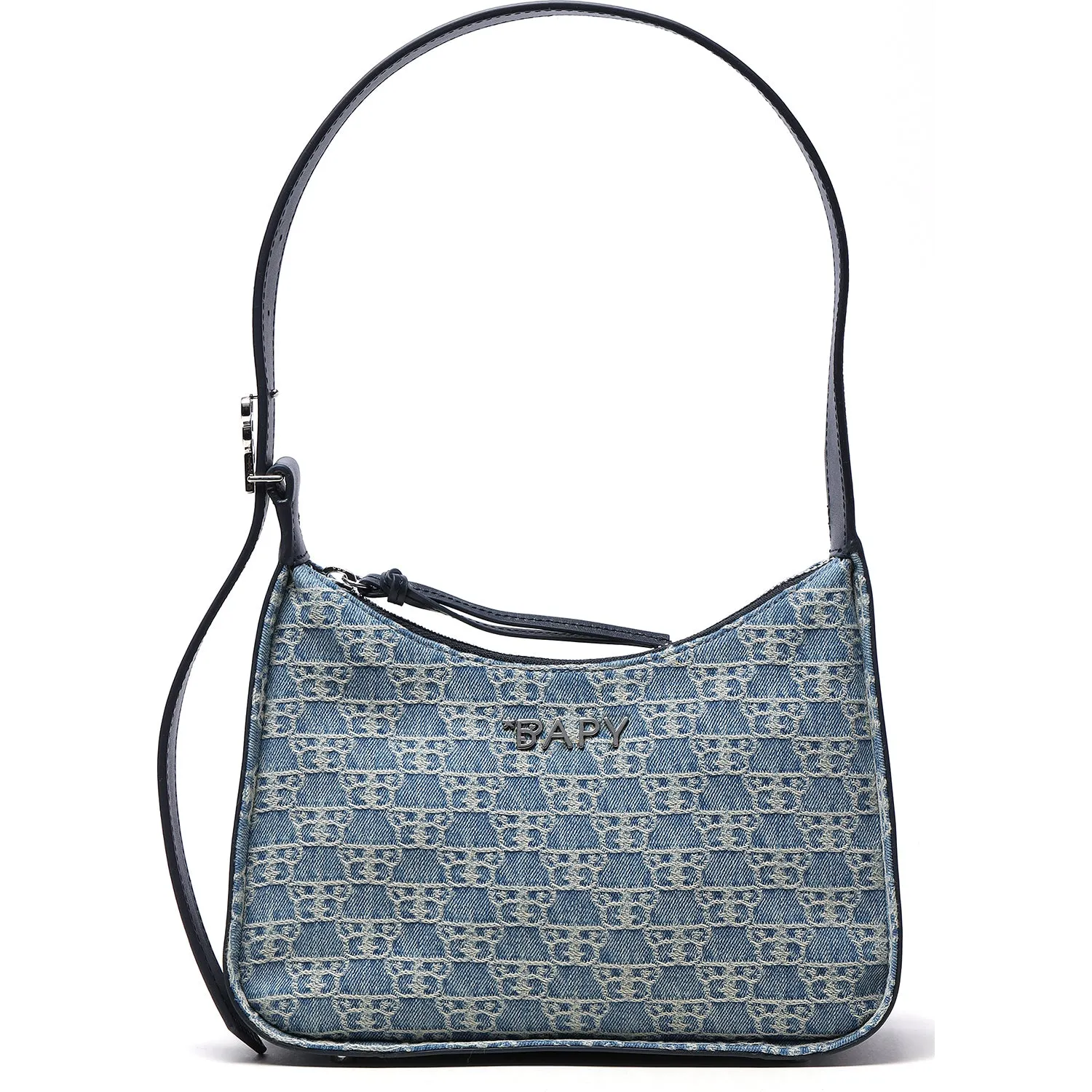 BAPY MONOGRAM DENIM BAG LADIES