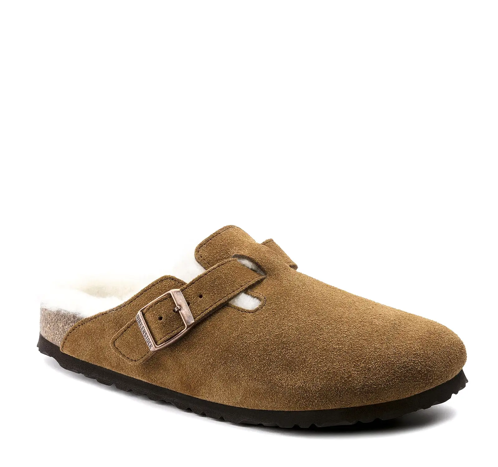 Birkenstock Boston Suede Shearling Clog