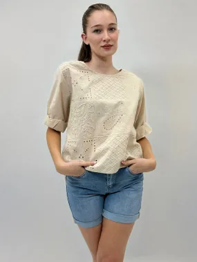 Blusa con dettagli