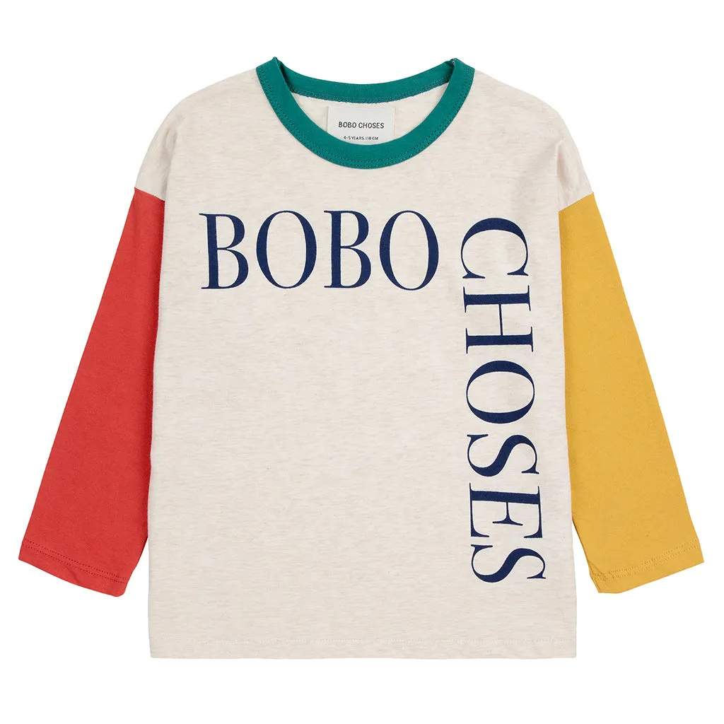 Bobo Choses Child Logo Colour Block T-shirt Multicolour