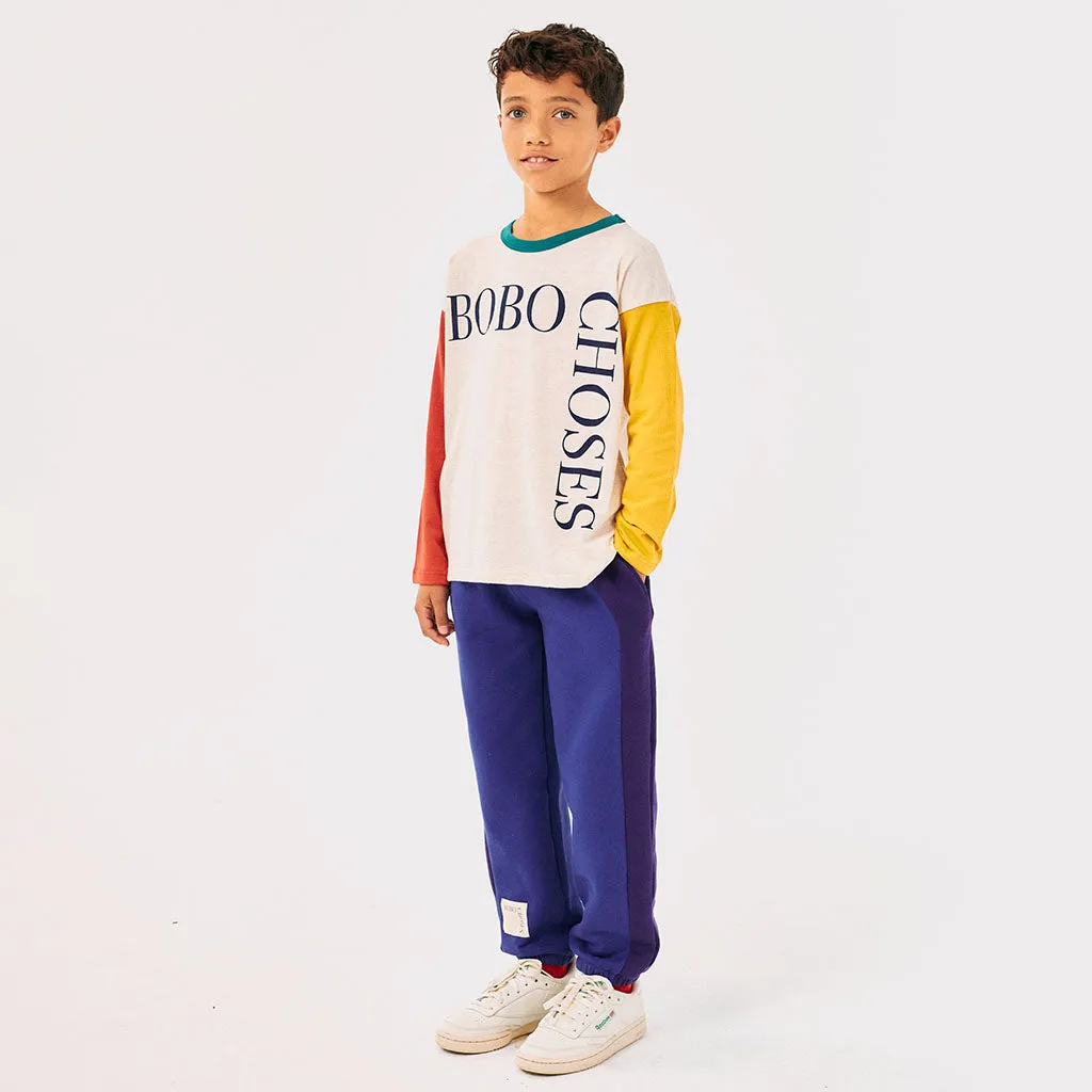 Bobo Choses Child Logo Colour Block T-shirt Multicolour