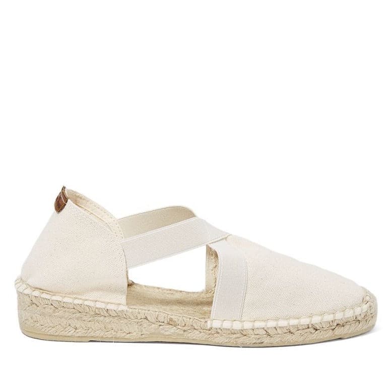 Canvas  Espadrille with Jute Sole for Women - Elastic