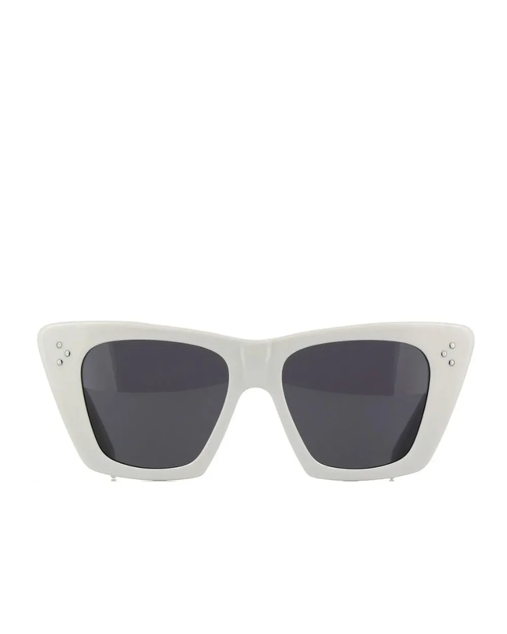 Cat Eye Sunglasses in White