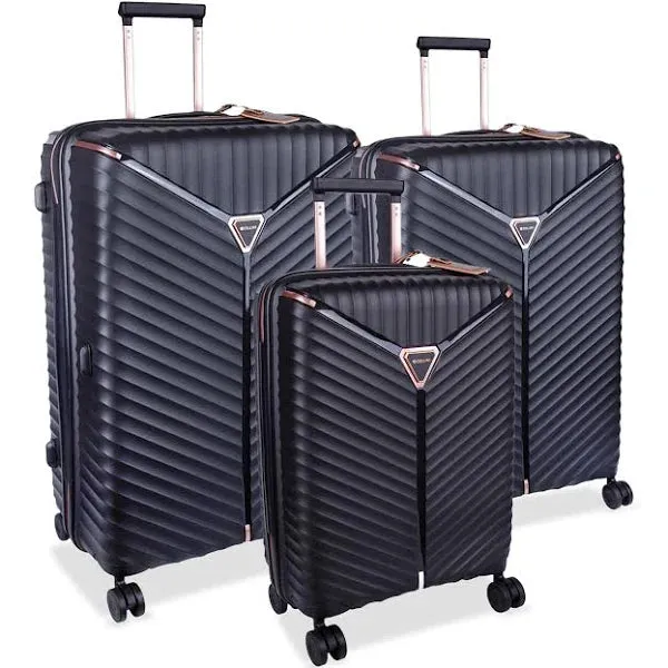 Cellini Allure Lrg 4 Wheel Trolley Case  Black