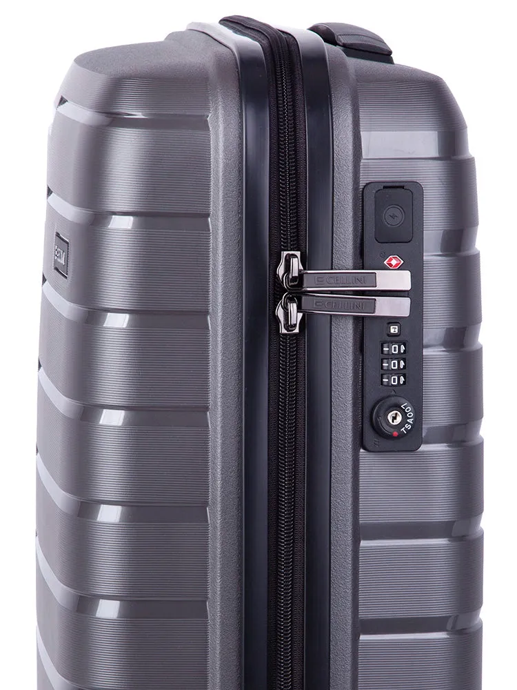 Cellini Microlite Carry On Trolley Charcoal