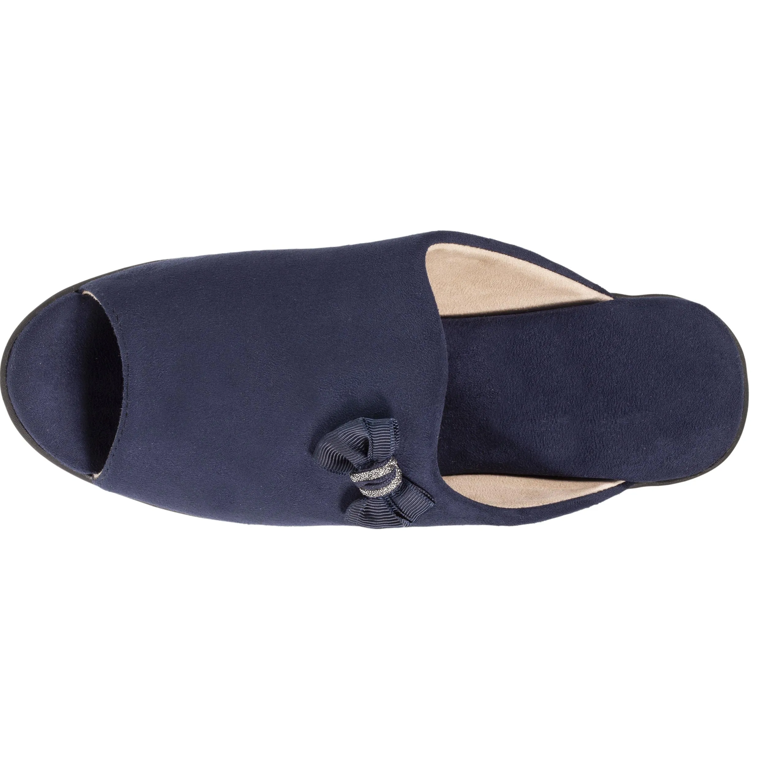 Chaussons sandales Femme Marine Talon