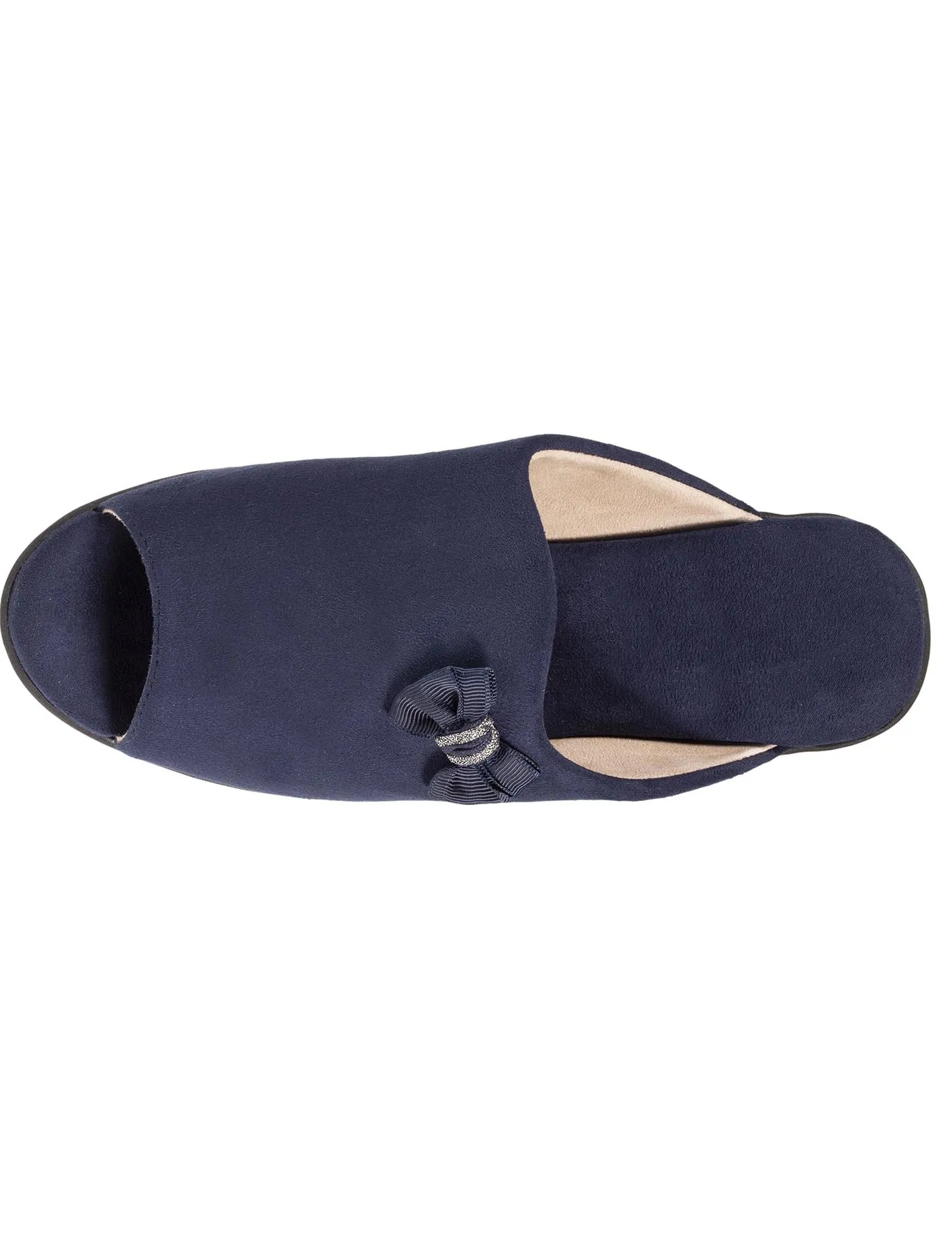 Chaussons sandales Femme Marine Talon