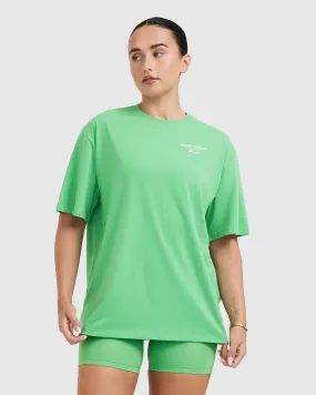 Classic Lifters Graphic Oversized Lightweight T-Shirt | Jade