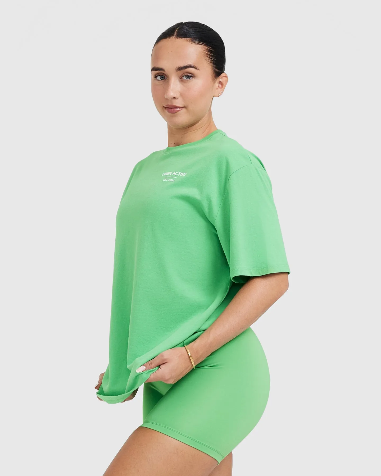 Classic Lifters Graphic Oversized Lightweight T-Shirt | Jade