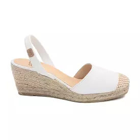 Closed Toe Leather Menorcan Espadrille For Women - Frida Montada 1924 Ciervo 5C