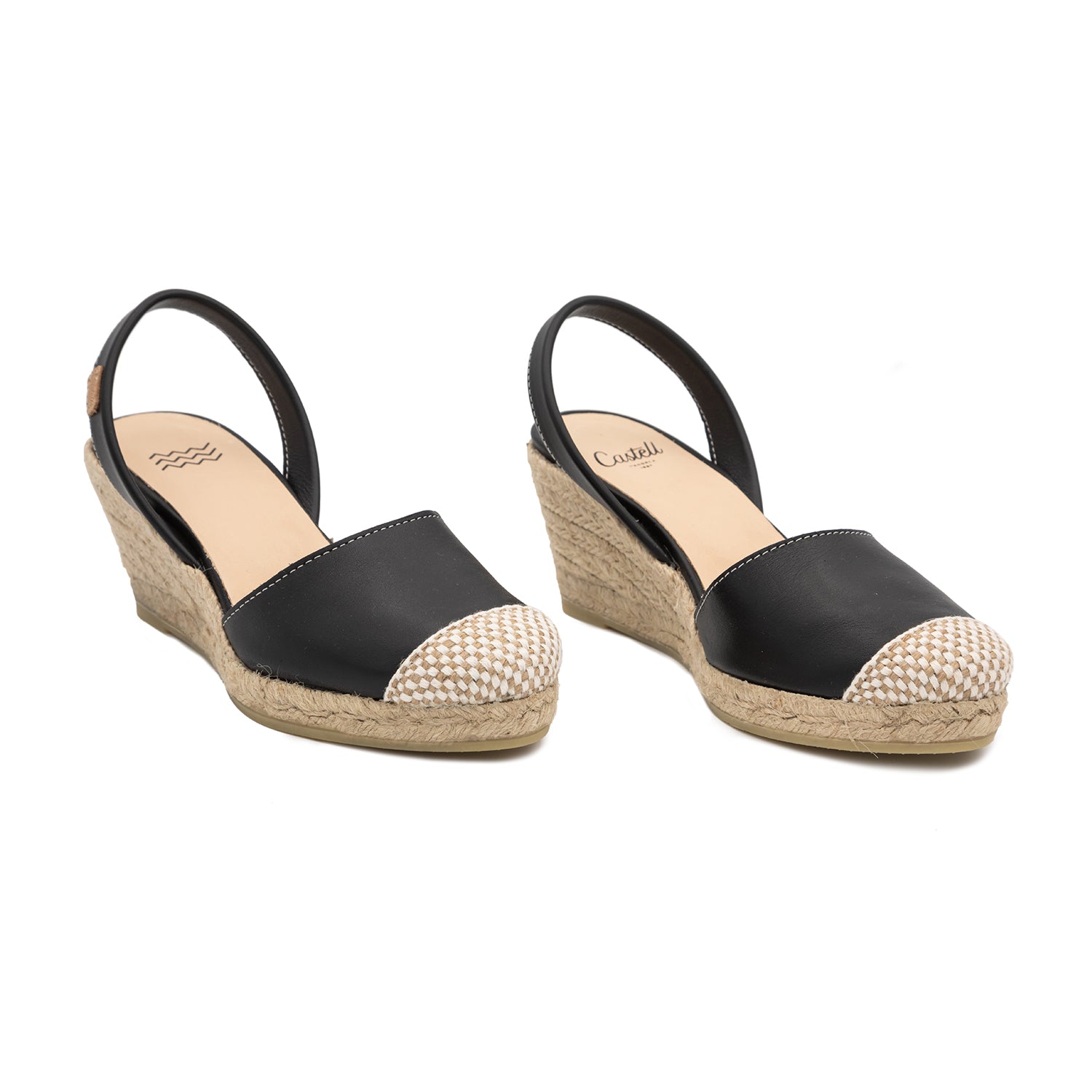 Closed Toe Leather Menorcan Espadrille For Women - Frida Montada 1924 Ciervo 5C