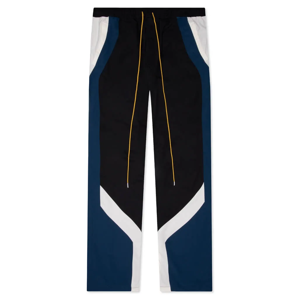 Color Blocked Track Pant - Black/Cream