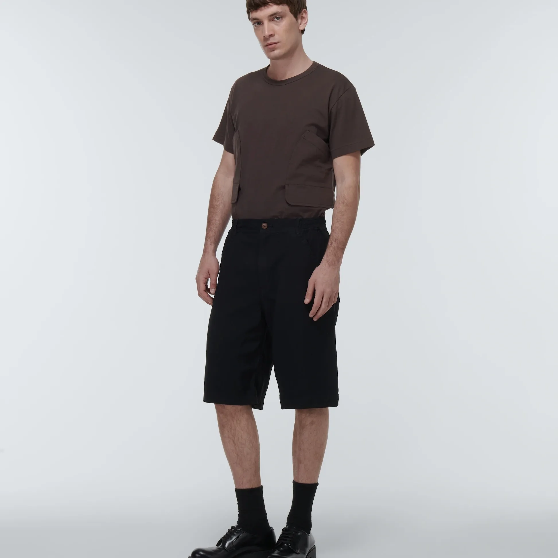 COMME des GARCONS  |Unisex Street Style U-Neck Plain Cotton Short Sleeves