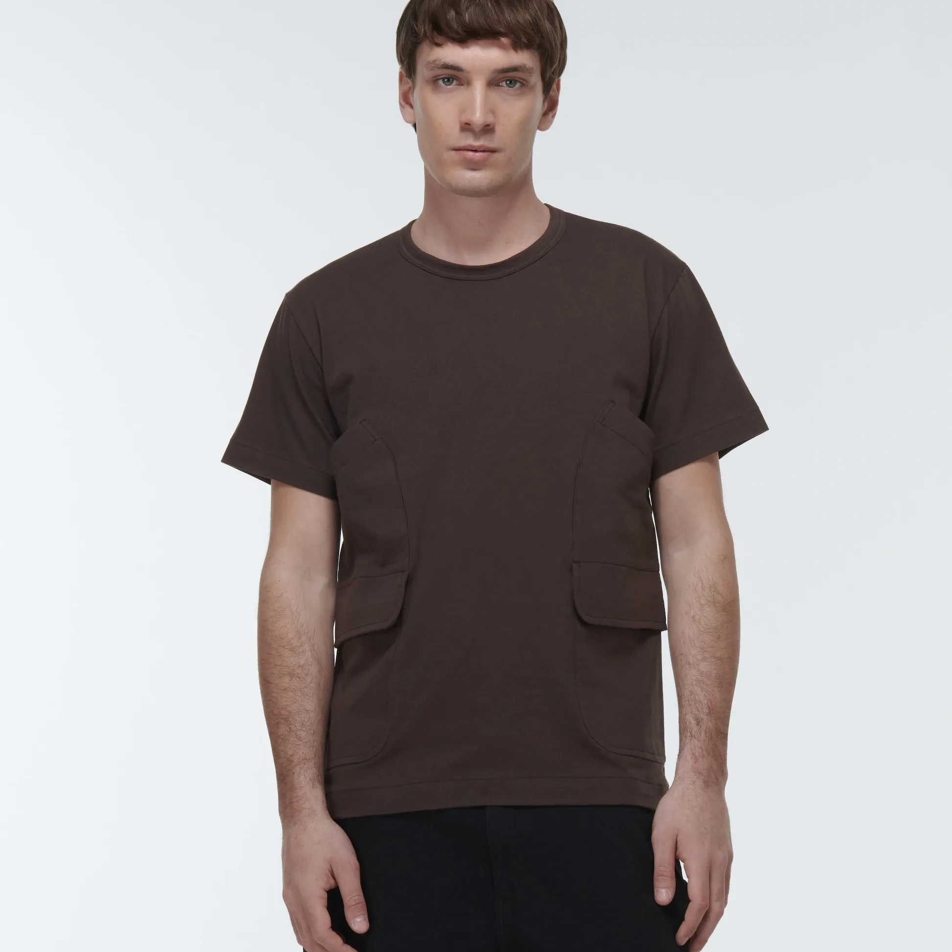 COMME des GARCONS  |Unisex Street Style U-Neck Plain Cotton Short Sleeves