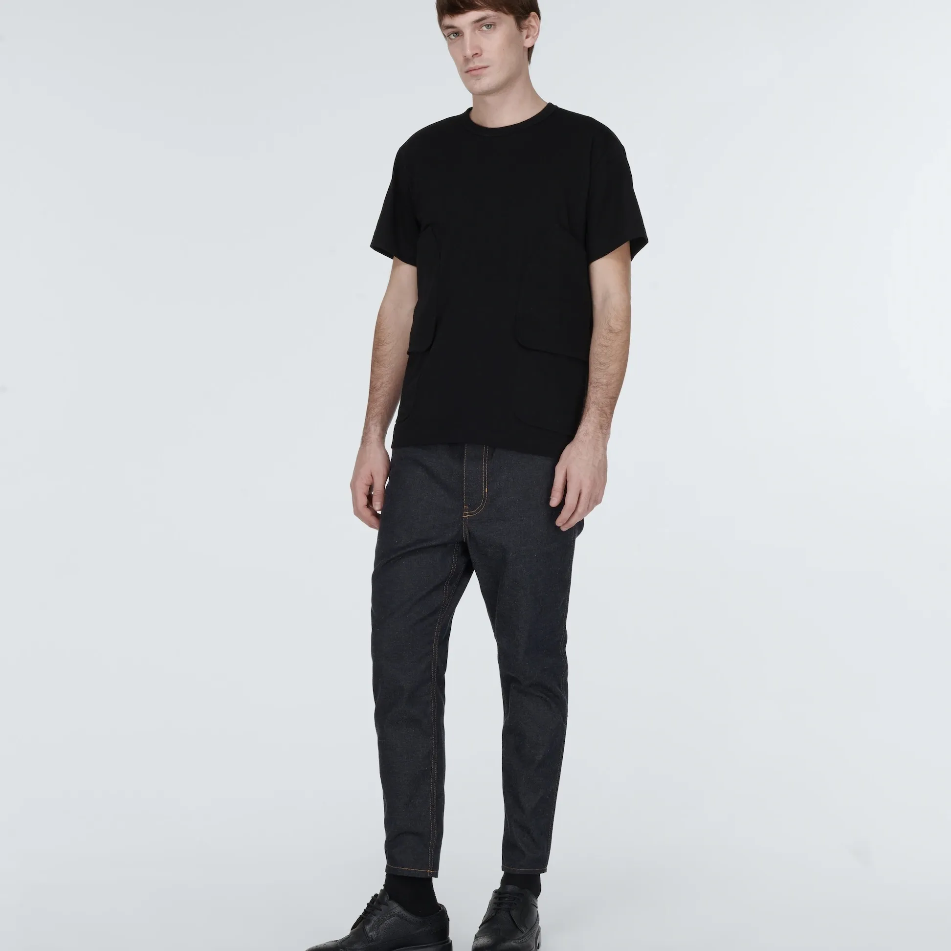 COMME des GARCONS  |Unisex Street Style U-Neck Plain Cotton Short Sleeves