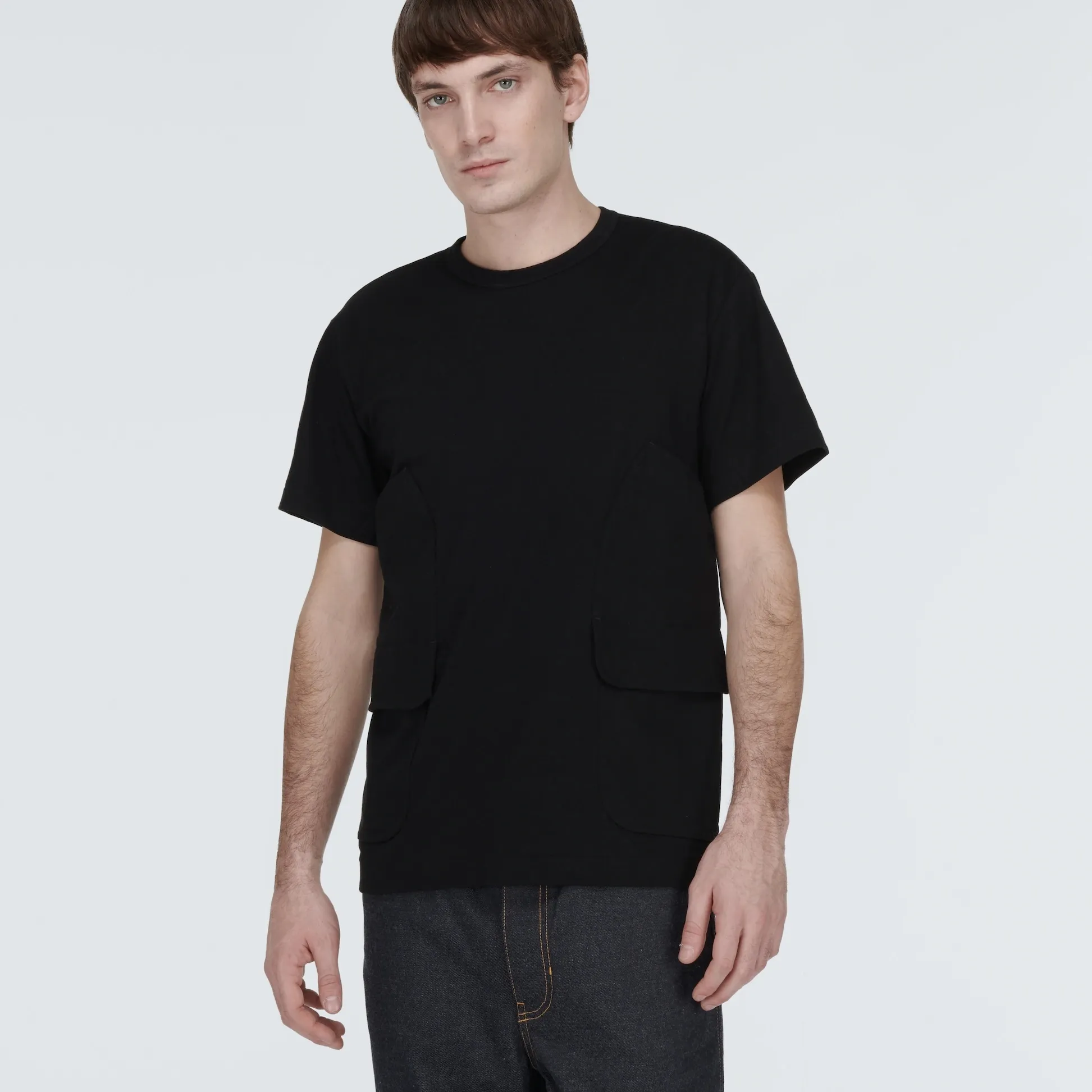 COMME des GARCONS  |Unisex Street Style U-Neck Plain Cotton Short Sleeves