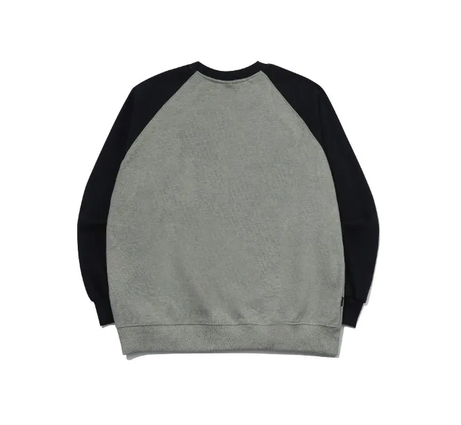 COMPAGNO  |Unisex U-Neck Long Sleeves Cotton Oversized Sweatshirts