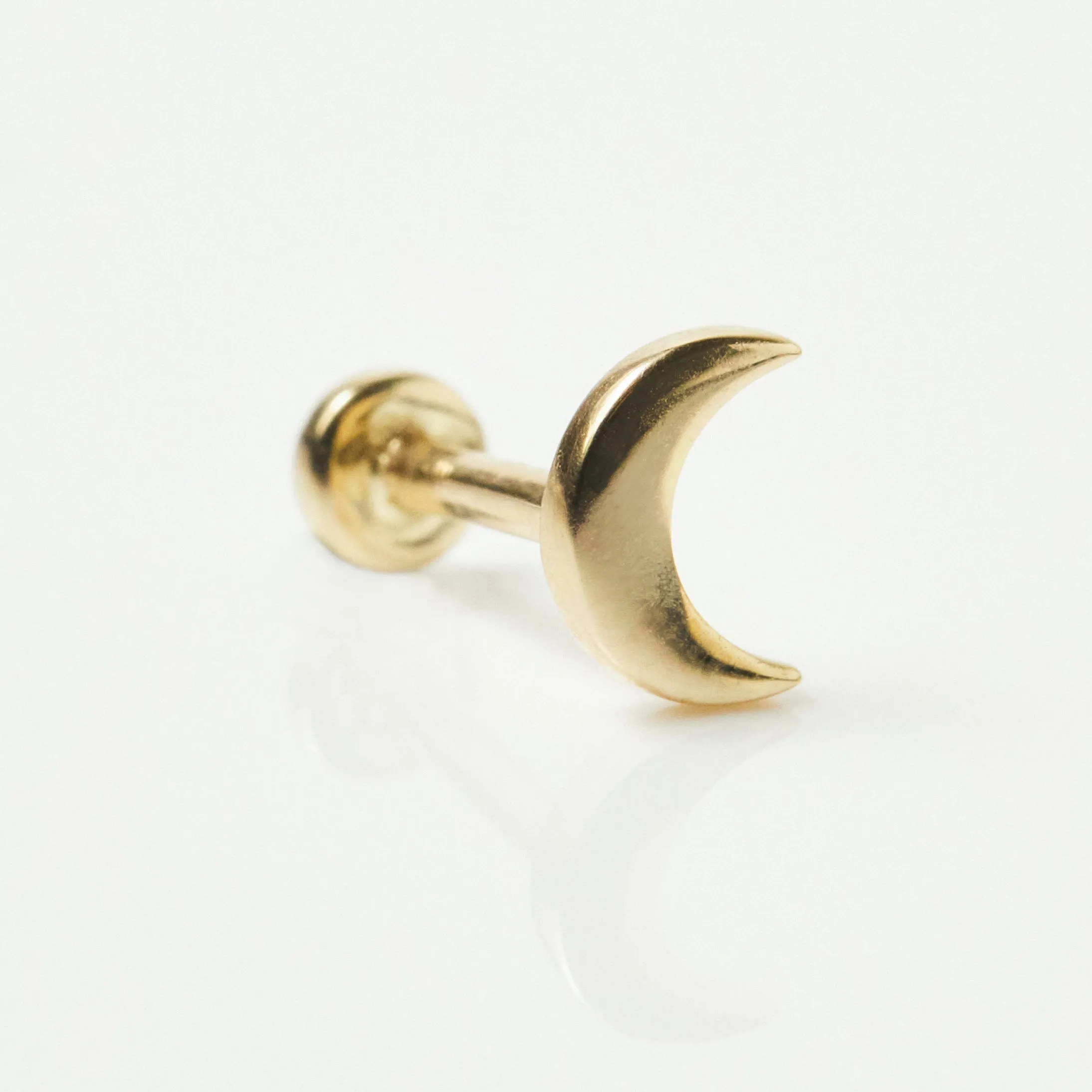 Crescent Moon Single Earring