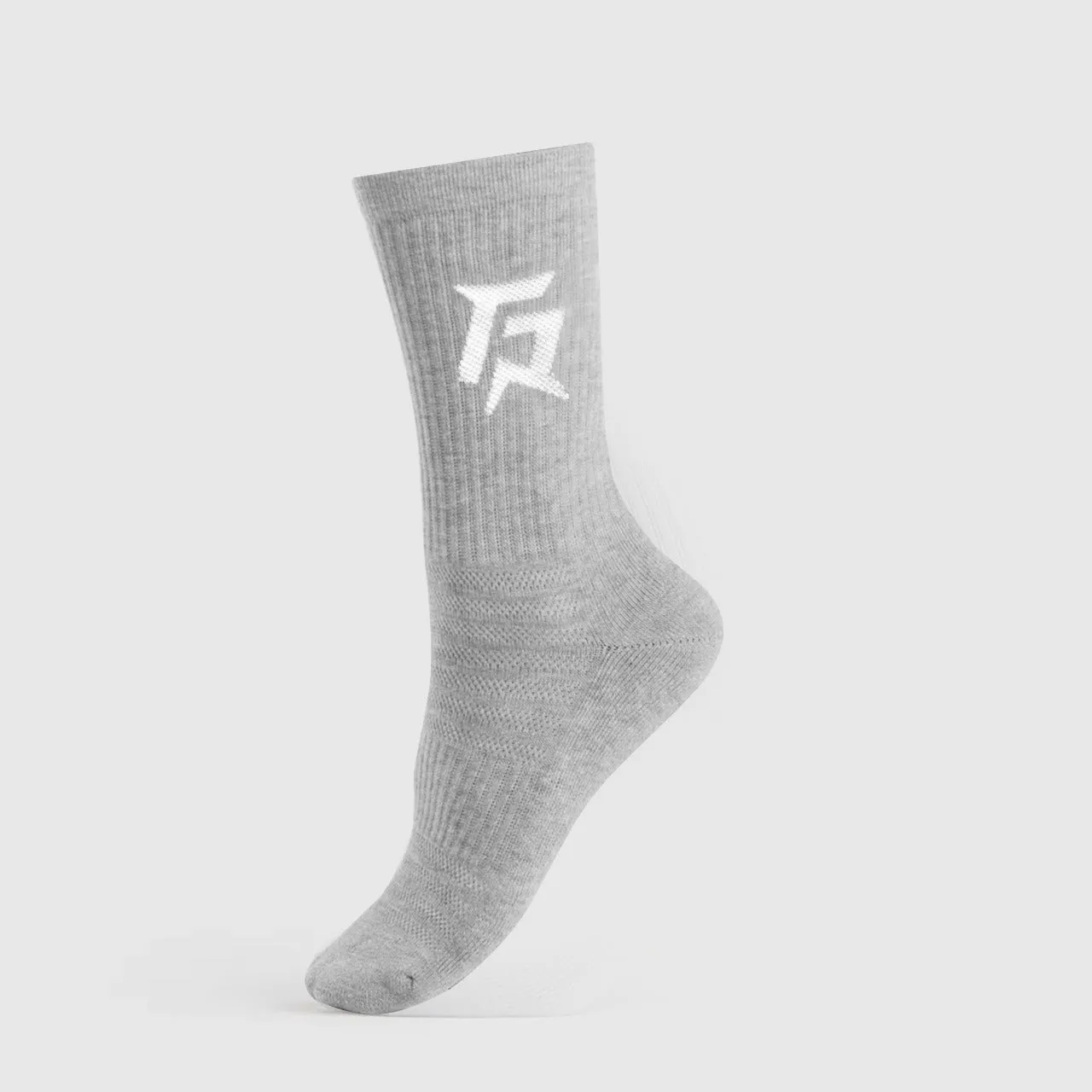 Crew Socks 3Pcs (Sky + Grey + White)