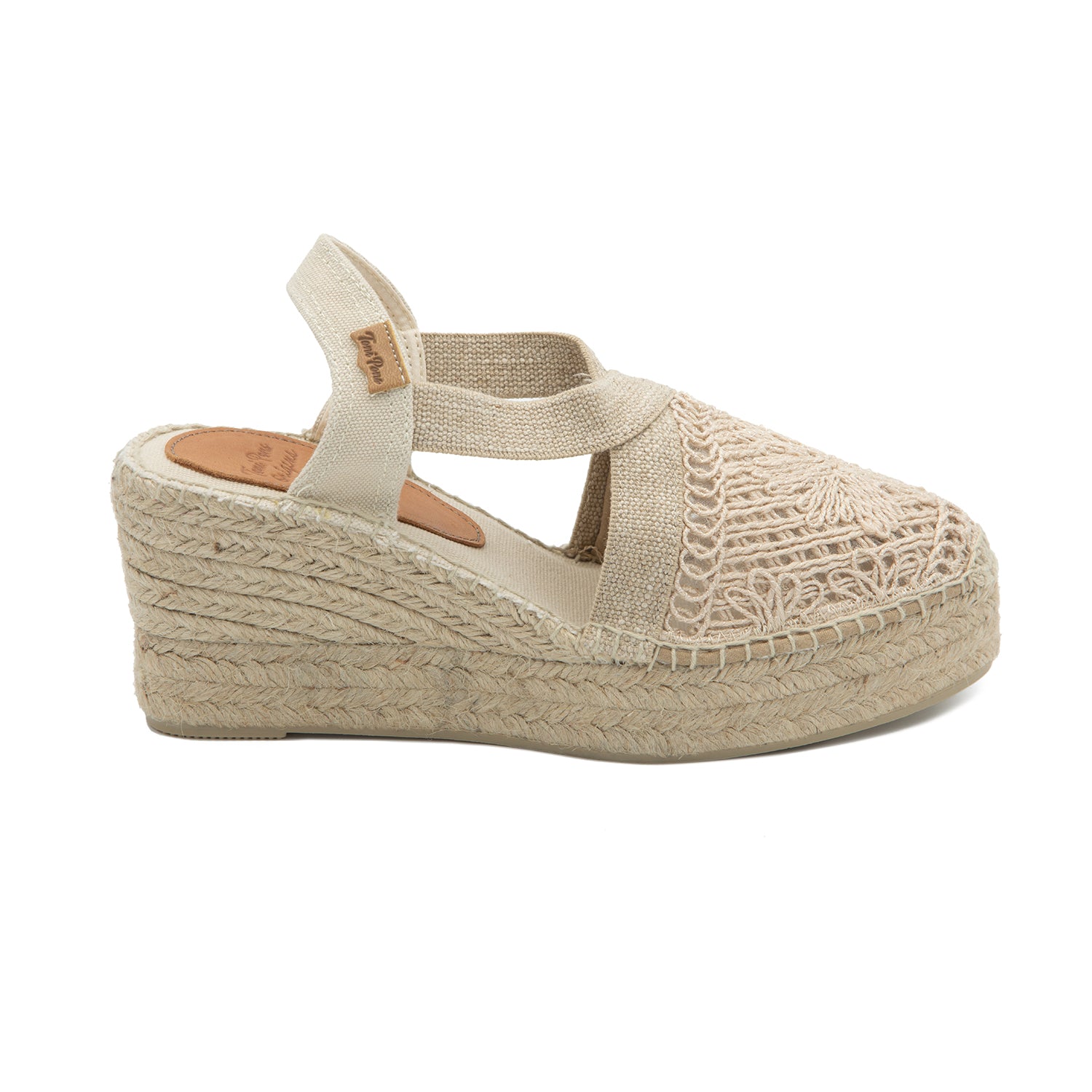 Crochet Fabric Wedges Espadrille For Women - Thalia