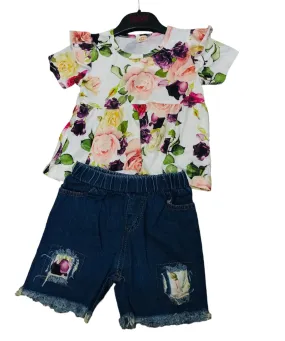 Cute Girls Fashion Top & Shorts X4451550