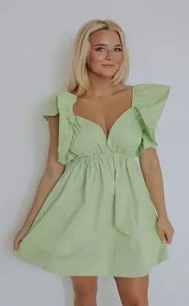 don't hurt me dress - green