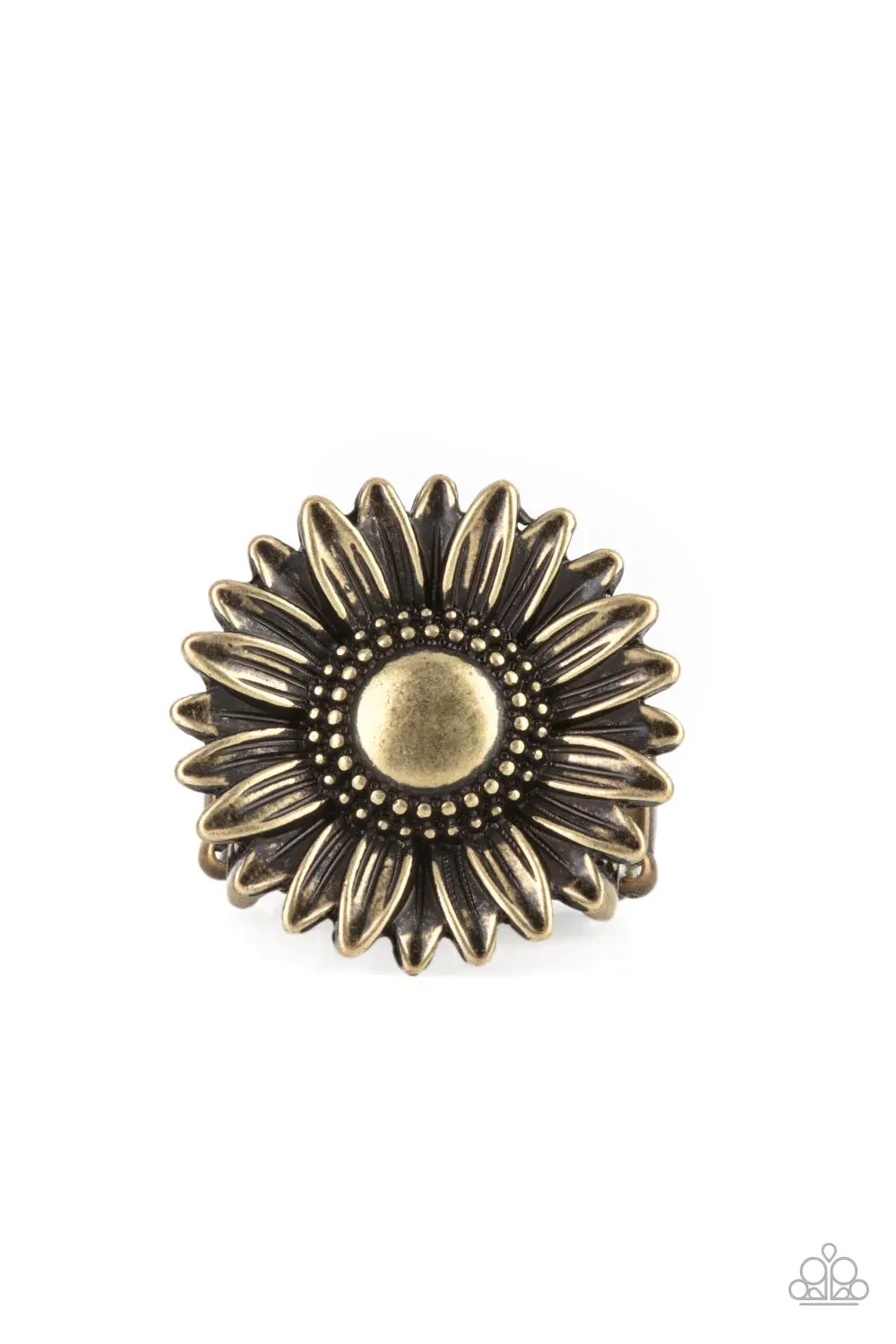 Farmstead Fashion Brass ~ Paparazzi Ring