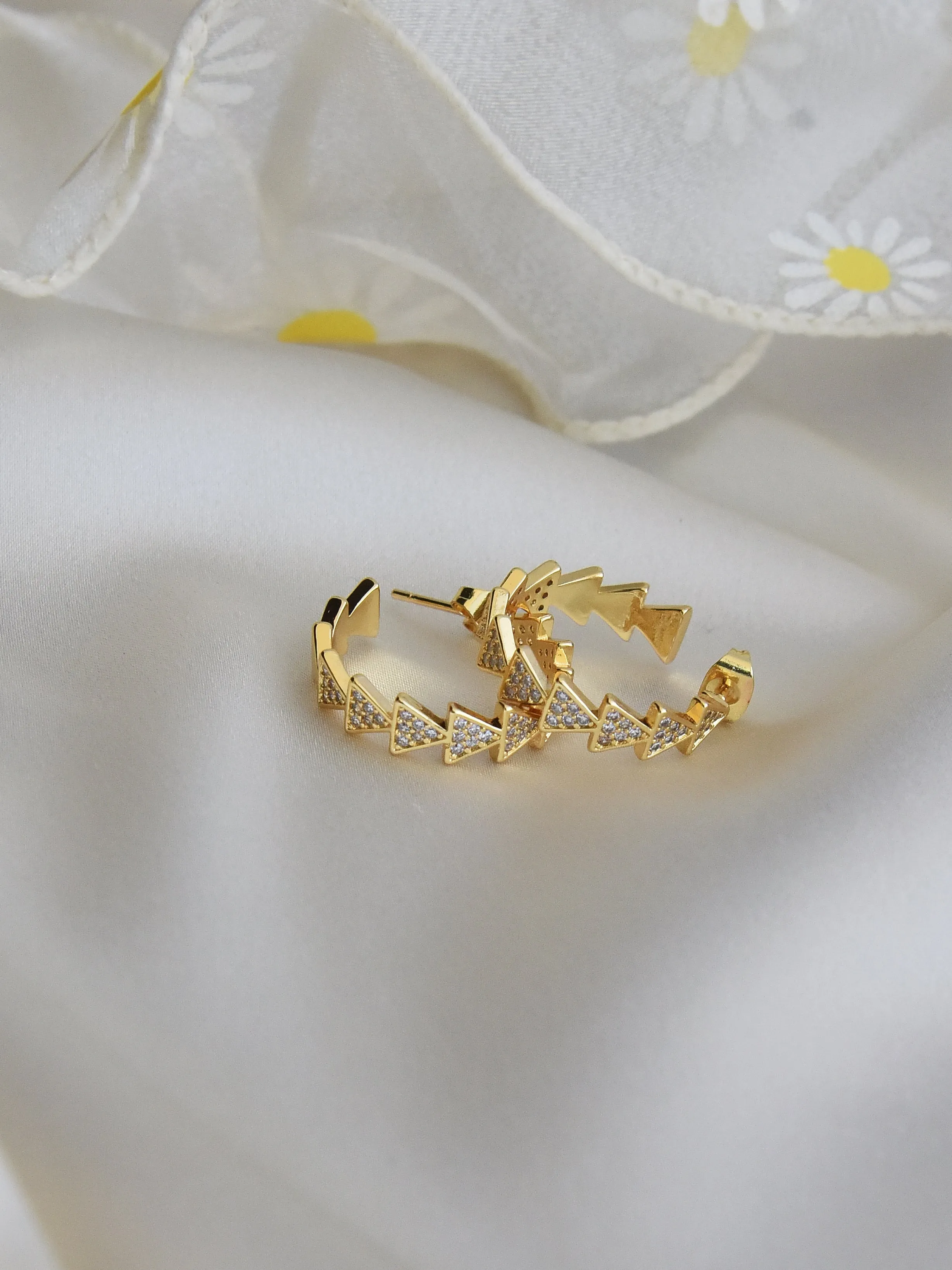 Fashion Gold Hoops Earrings