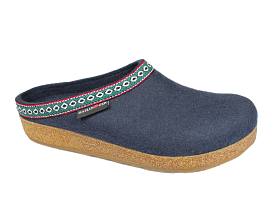 Haflinger Clogs Grizzly Franzl Navy